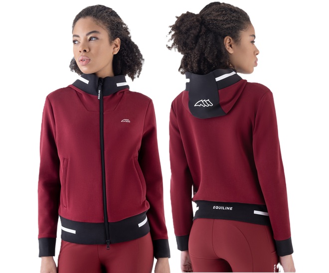 FELPA TECNICA DONNA EQUILINE EQCETIR Donna, Felpe e Pile 